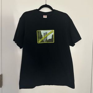 Greetings From Supreme Black Tee